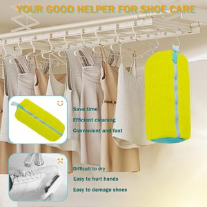 Sac réutilisable pour machine à laver les chaussures Chenille Home Lazy Laundry Shoe Bag pour laveuse et sécheuse - Product Image 5