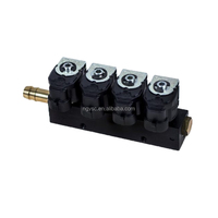 Rail d'injecteurs de buse de carburant Cng lpg Super silencieux pour Kits Landirenzo Brc bosch Stag Autogas pièces de rechange 3ohm Orange Keihin