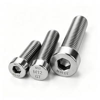 Vis à tête hexagonale M31 M45 M53 M77 DIN912 en acier allié zingué, fabriquées en Chine