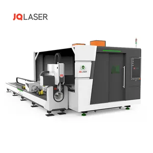 JQ Plate And Tube Laser Cutter Processing 2kw 3kw Fiber Laser Sheet Metal And Tube Cutting Machine