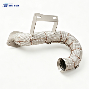 Tubería de escape de alto flujo para Mercedes A200 W177 1.3T M282, acero inoxidable 304, ajuste directo, mejora del sistema de escape con escudo térmico - Product Image 4