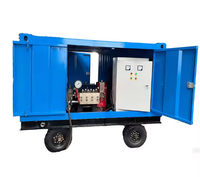 Nouvelle machine de nettoyage à haute pression par hydrojet 15 gpm 500 bar pour le nettoyage des murs de tunnels et l'abrasion du béton