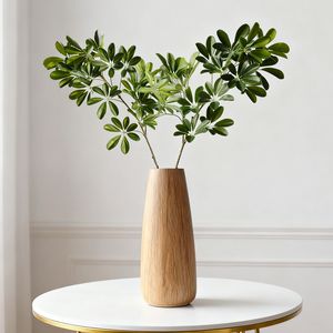 Bouquet de plantes artificielles Schefflera Dream Castle 10cm-30cm en PVC pour décoration intérieure, verdure - Product Image 1