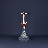 Mini usines de taille moyenne bon marché, chicha d'importation avec tuyau de narguilé en verre