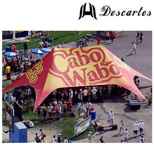 Tente d'étoiles de fête en PVC ivoire, chapiteau de fête, de carnaval pour 50 personnes, pour événements de Festival - Product Image 5