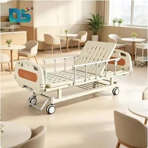 <span class=keywords><strong>Lit</strong></span> d'hôpital manuel à <span class=keywords><strong>deux</strong></span> fonctions et <span class=keywords><strong>deux</strong></span> manivelles, réglable, moderne, économique, <span class=keywords><strong>pour</strong></span> <span class=keywords><strong>personnes</strong></span> âgées, handicapées et soins à domicile - Product Image 6