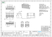 Connecteur fil-circuit imprimé pas de 1,5 mm, type SMT, à faible force d'insertion, alternative GH 1,5 mm pour carte de capteur de lumière LED