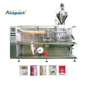 horizontal 3 or 4 side seal bag powder sachet filling machine