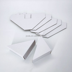 Carton blanc ondulé papier triangulaire angle emballage coin protecteur cadre photo oeuvre transport protecteur - Product Image 6