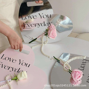 Thiết kế mới hoa duy nhất hộp quà tặng hình trái tim hộp hoa với tình yêu bạn hàng ngày cho hoa bao bì - Product Image 4