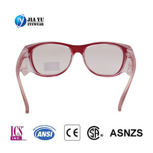 カスタムトレンディな木工農場、園芸労働者機械オペレーター近視処方ラップフレームサイドシールド安全メガネ - Product Image 3