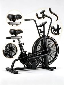 Bicicleta Estática Ergonómica con Asiento Acolchado, Máquina de Ejercicio Cardiovascular para Todo el Cuerpo, para Entrenamiento Físico Residencial y Comercial - Product Image 4