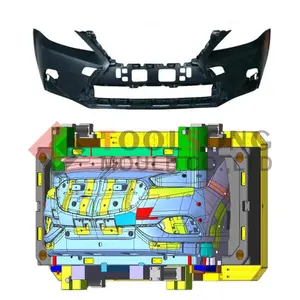 Plastic Injection Mould Manufacturer Plastic Parts Car Bumper Mould Car Exterior Accessories Bumper Mould Injection