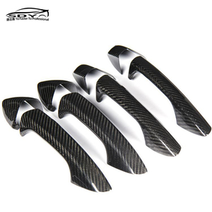 Copertura Maniglia Porta in Fibra di Carbonio Secca per Mercedes Benz - Product Image 3
