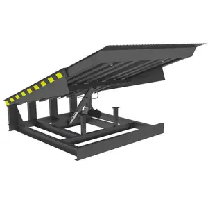 Zware 8ton Stationair Hydraulisch Platform Telescopisch Laden Lossen Platform Dock Leveler Container Ramp Voor Vorkheftruck