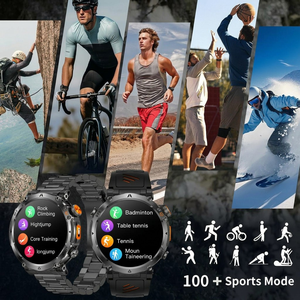 Montre intelligente VVS homme sport, assistant vocal Android, fitness santé, tracker BT, appel, OEM, faible MOQ - Product Image 3