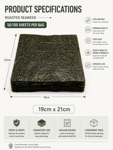 Feuilles de Nori pour Sushi, Qualité Or, 100% Naturelles, Séchées, Vente <span class=keywords><strong>en</strong></span> <span class=keywords><strong>Gros</strong></span> Directe d'Usine Nantong, Prix Compétitif, Achat <span class=keywords><strong>en</strong></span> Vrac <span class=keywords><strong>en</strong></span> Sac - Product Image 4