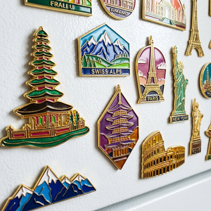 Aimant de réfrigérateur en alliage métallique de haute qualité avec logo personnalisé imprimé, souvenir de mariage, décoration de la maison, cadeau, aimant puissant, écologique - Product Image 6