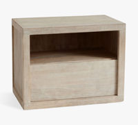 Mobilier de chambre à coucher moderne Table de chevet en bois Armoire de chevet