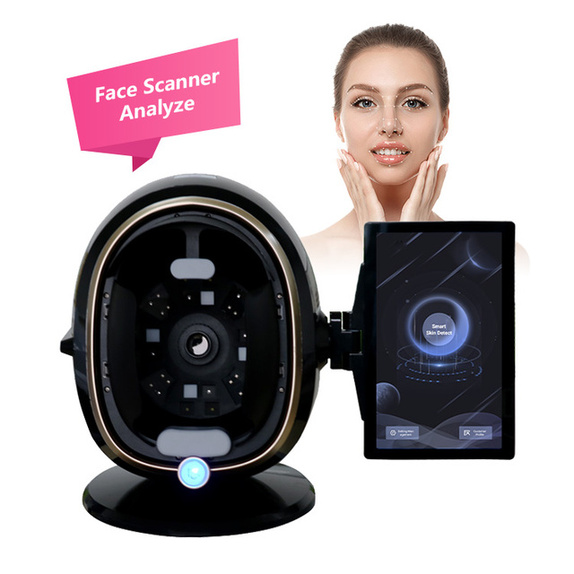Portable AI 3D Facial Scanner Magic Face Mirror Device for Skin Analysis Diagnostics Analyzer for Salon Use