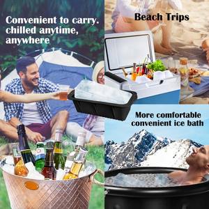 2.43 libbre mattoni di ghiaccio stampo in Silicone riutilizzabile creazione di bagni giganti refrigeratore a immersione cubetti di ghiaccio stampi vassoi Extra-grandi blocchi di ghiaccio - Product Image 6