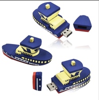 Clé USB Flash Drive 2.0 Haute Vitesse en PVC et Silicone, Modèle Personnalisé avec Logo, Capacités 4 Go, 8 Go, 128 Mo, 32 Go, 64 Go, Design Cartoon, Idéale pour Cadeau