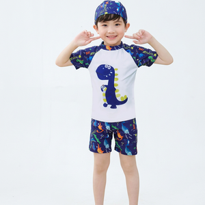 Traje de baño de verano para niños Telas de poliéster Traje de baño para niños Color personalizado Ropa de baño para niños - Product Image 1