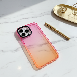 Funda de TPU con Degradado de Color para <span class=keywords><strong>iPhone</strong></span> 15 Pro con Borde de TPE y Protección Antigolpes para Golpes Accidentales en Lugares Concurridos - Product Image 1