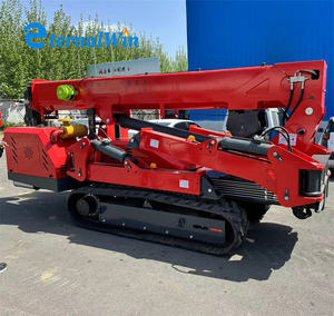 8tトラックホイストミニクローラ油圧スパイダークレーン（マンバスケット付き高所作業台） - Product Image 5