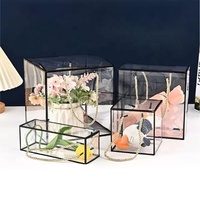 Boîtes en plastique transparentes Kraft PVC, boîtes d'emballage cadeau en plastique, boîtes en plastique transparentes PP PET carrées portables
