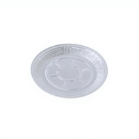 Bols ronds jetables en aluminium de qualité supérieure avec couvercle en aluminium, contenants alimentaires en PET résistants au four pour la cuisson domestique et commerciale