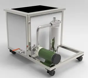 Pulitore ultrasonico della macchina di pulizia ad ultrasuoni del blocco motore 360L con riciclaggio del filtro dell'olio