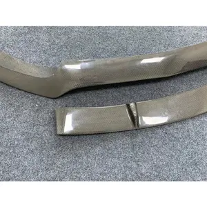 Séparateur de lèvre de menton de pare-chocs avant en Fiber de carbone de Style FD pour W205 C205 S205 C180 C200 C300 <span class=keywords><strong>C400</strong></span> C450 & C43 Amg 15-18 pré-lifting - Product Image 2