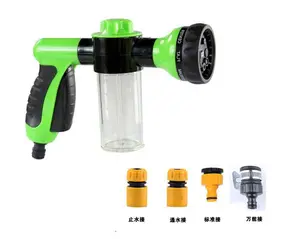 Pup Jet Dog Washing Hose Attachment Spray Mode with Soap Dispenser Bottle Dog Nail Bath Brush for Pet Bathing Cleaning