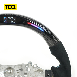 พวงมาลัย TDD Galaxy Pro LED คาร์บอนไฟเบอร์แท้ สำหรับรถยนต์โตโยต้า ไฮลักซ์ ปี 2010 2011 2012 2013 2014 2015 2016 2017 2018 2019 2020 - Product Image 3