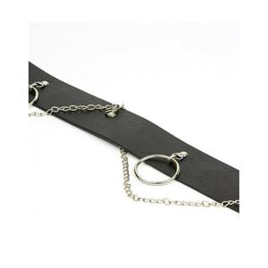 Cinturón Corset de Cuero Completo Estilo Y2K con Hebilla de Anillo en D y Herrajes de Acero, Ajuste Estándar - Product Image 1