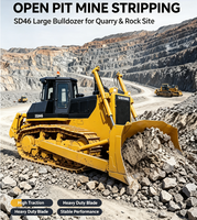 Bulldozer SD46 de Gran Tracción y Alta Eficiencia para Desarrollo de Sitios Mineros Abiertos, Excavación y Nivelación de Grandes Terrenos de Grava