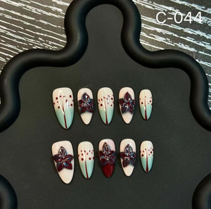 Soldes Exceptionnelles : Faux Ongles Faits Main à Coller avec Colle – Ongles de <span class=keywords><strong>Luxe</strong></span> pour Filles, Vente en Gros, Remise sur Quantité, Nail Art Personnalisé - Product Image 6