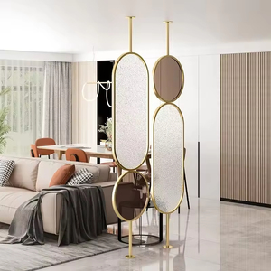 Changhong Customizable Ironwork Screen <strong>Room</strong> <strong>Divider</strong> Glass Partition Wall for Living <strong>Room</strong> Dining <strong>Room</strong> Bedroom Directly Opposite - Product Image 3