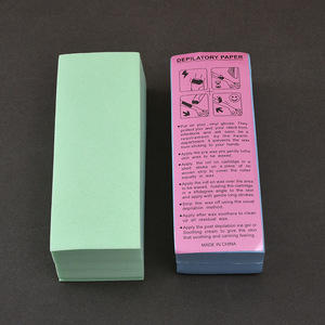 Papel Depilatorio Desechable y Tiras Depilatorias de Colores, Paquete de 100 Unidades, Más Vendido - Product Image 1