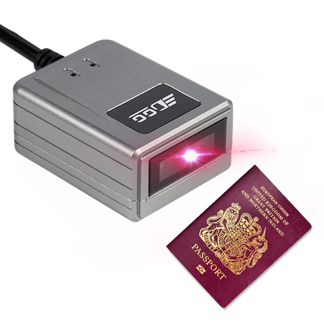 EDOO F41-35 High Quality Embedded Usb RS232 2D PDF417 MRZ Passport Qr Code Scanner Fixed Mount Barcode Scanner Reader Module