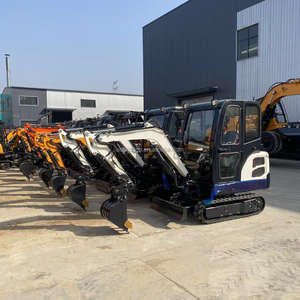 HT15 1.6 टन 1.8 टन 2 टन 1 टन छोटे हाइड्रोलिक क्रॉलर मिनी खुदाई के लिए चीन मिनी खोदने सस्ते कीमतों बिक्री अंगूठे के साथ - Product Image 6