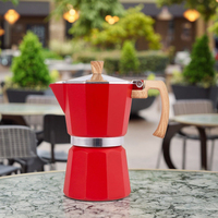 Cafetière Moka intelligente en aluminium 6 tasses avec fonction Mocha Pot, en stock, fabriquée en Chine, pour expresso