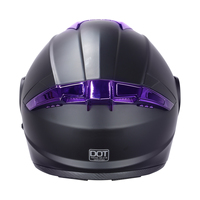 2025 Usine Nouveau Logo Personnalisé Gratuit DOT ABS Mode Cool Casque De Moto Avec Queue De Couleur Et Lentille De Couleur