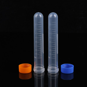 Tubes à centrifuger Hisamori 10 ml à bouchon à vis, fond rond, en plastique, gradués, pour usage en laboratoire - Product Image 4