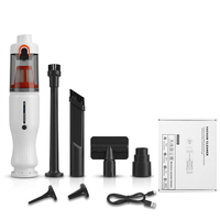 Aspirateur de voiture sans fil portable, mini aspirateur à main haute puissance, dépoussiéreur pour poils d'animaux, souffleur de poussière, autonomie de 15 minutes pour la maison et la voiture