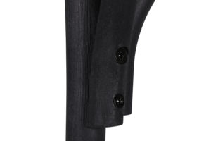 Lightweight Modern Design Crossback Resin <b>Chair</b> in <b>Black</b> Stackable for Indoor/Outdoor Events <b>Dining</b> & Hotels Industrial <b>Chair</b> - Product Image 3