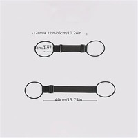 Ceinture à bagages élastique réglable en polyester Sac de valise de sécurité de voyage Sangle de fixation Ceinture à bagages bénédiction