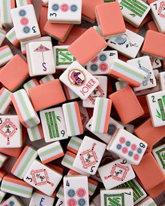 Jeu de Mahjong Américain Moderne avec Tuiles en Acrylique Couleurs Personnalisées Pliable Luxe Durable Écologique Jeu de <span class=keywords><strong>Ludo</strong></span> d'Intérieur Cadeau Décoratif - Product Image 1