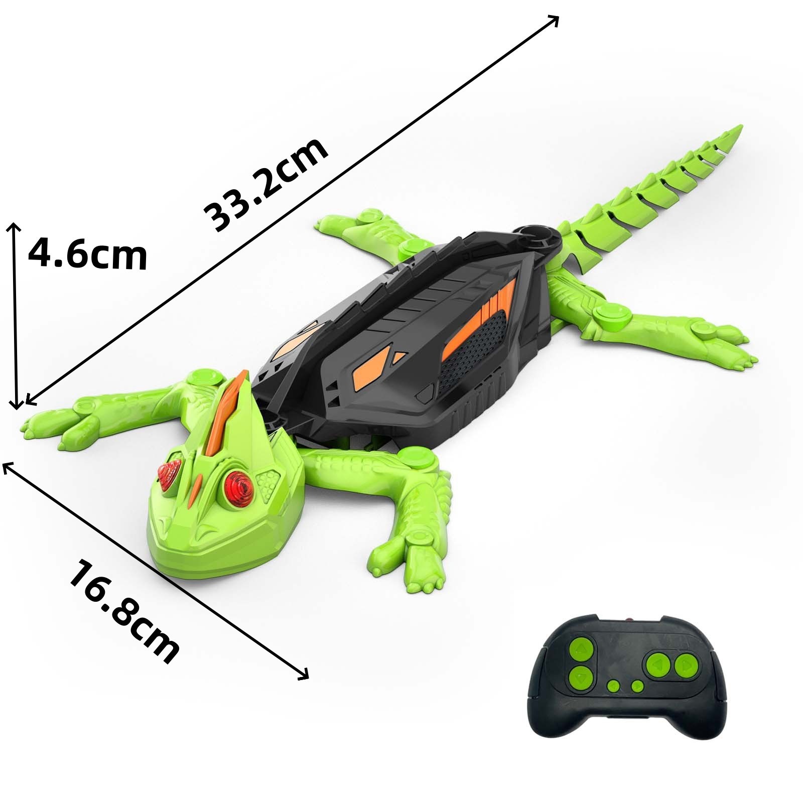 Lézard grimpant aux murs [vert]